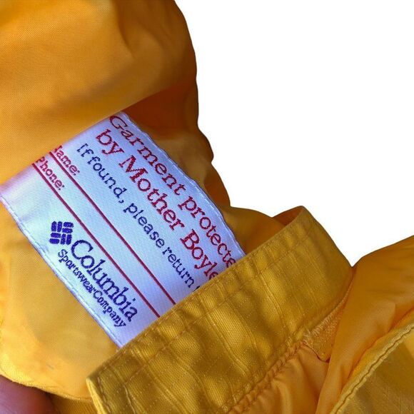 COLUMBIA Jacket Tectonite Yellow/Black Large - Picture 9 of 10